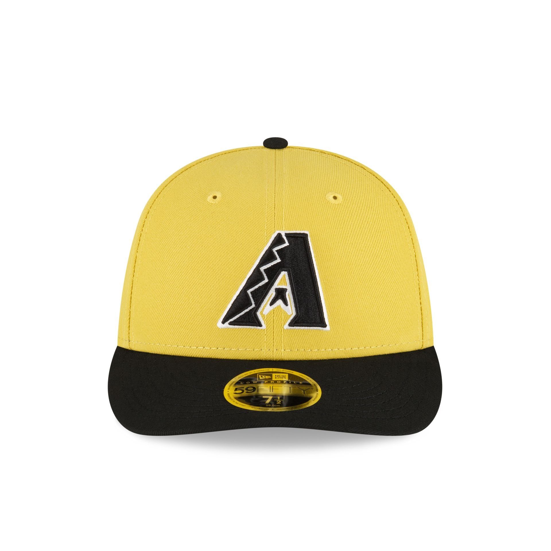 Arizona Diamondbacks Chartreuse Crown Low Profile 59FIFTY Fitted Hat sold by New Era product image thumbnail 2