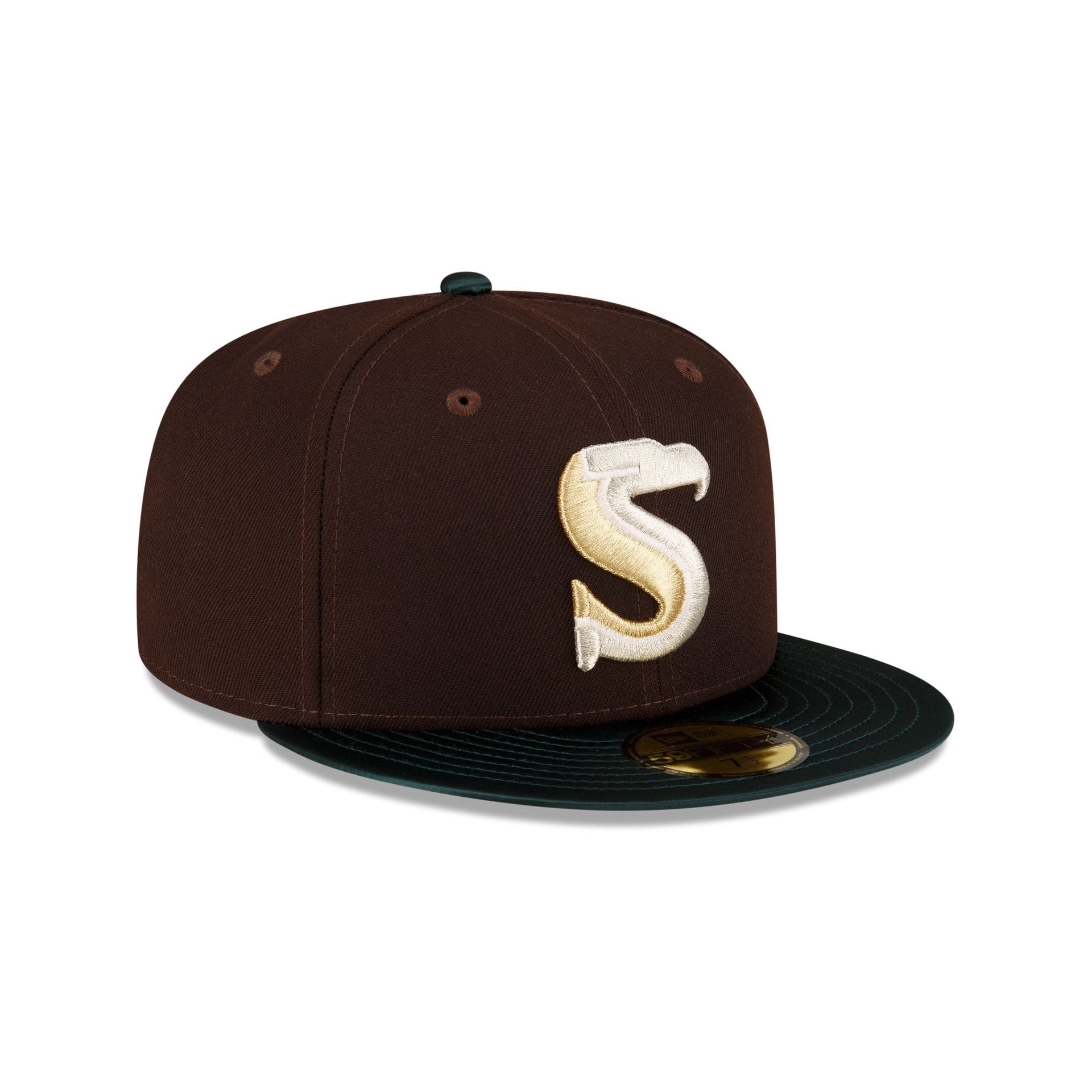 Just Caps Green Satin Seattle Seahawks 59FIFTY Fitted Hat sold by New Era product image thumbnail 3