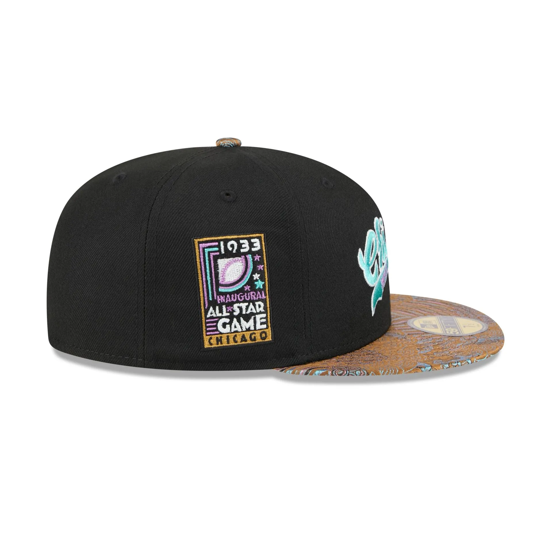 Just Caps Jacquard Visor Chicago White Sox 59FIFTY Fitted Hat sold by New Era product image thumbnail 4