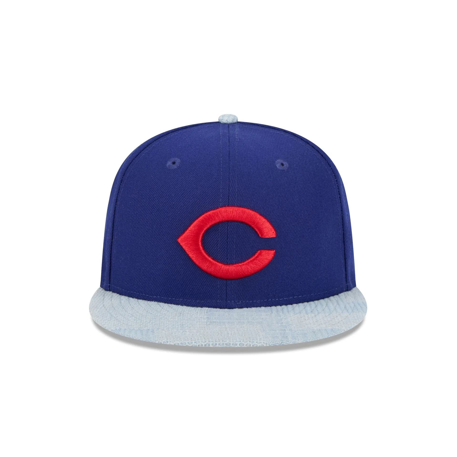 Chicago Cubs Patch Denim 59FIFTY Fitted Hat sold by New Era product image thumbnail 2