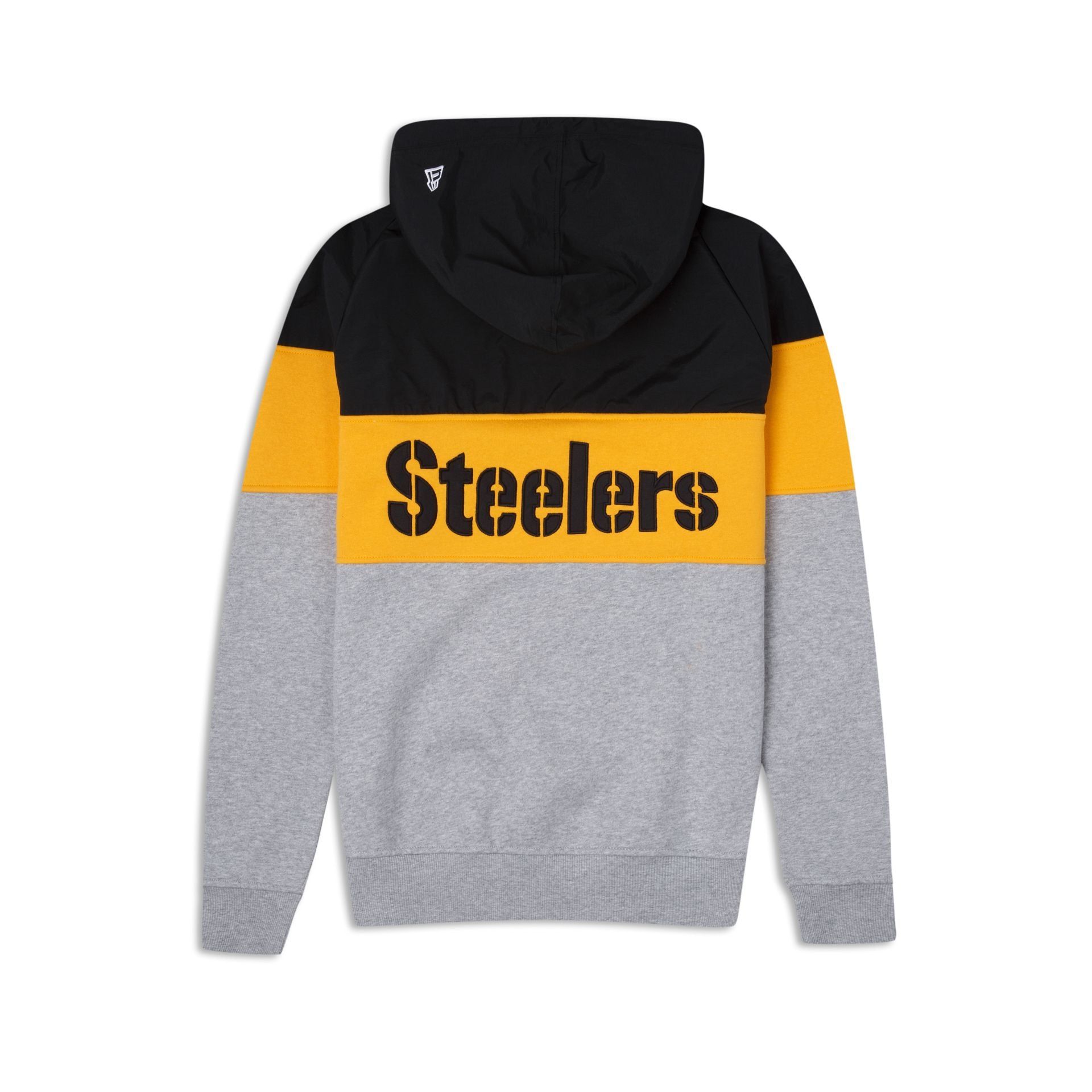 Pittsburgh Steelers Throwback Quarter Zip Hoodie sold by New Era product image thumbnail 3