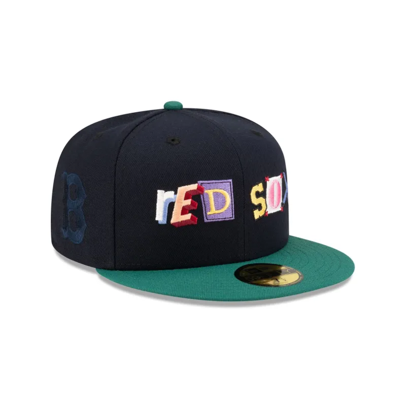 Just Caps Note Pack Boston Red Sox 59FIFTY Fitted Hat sold by New Era