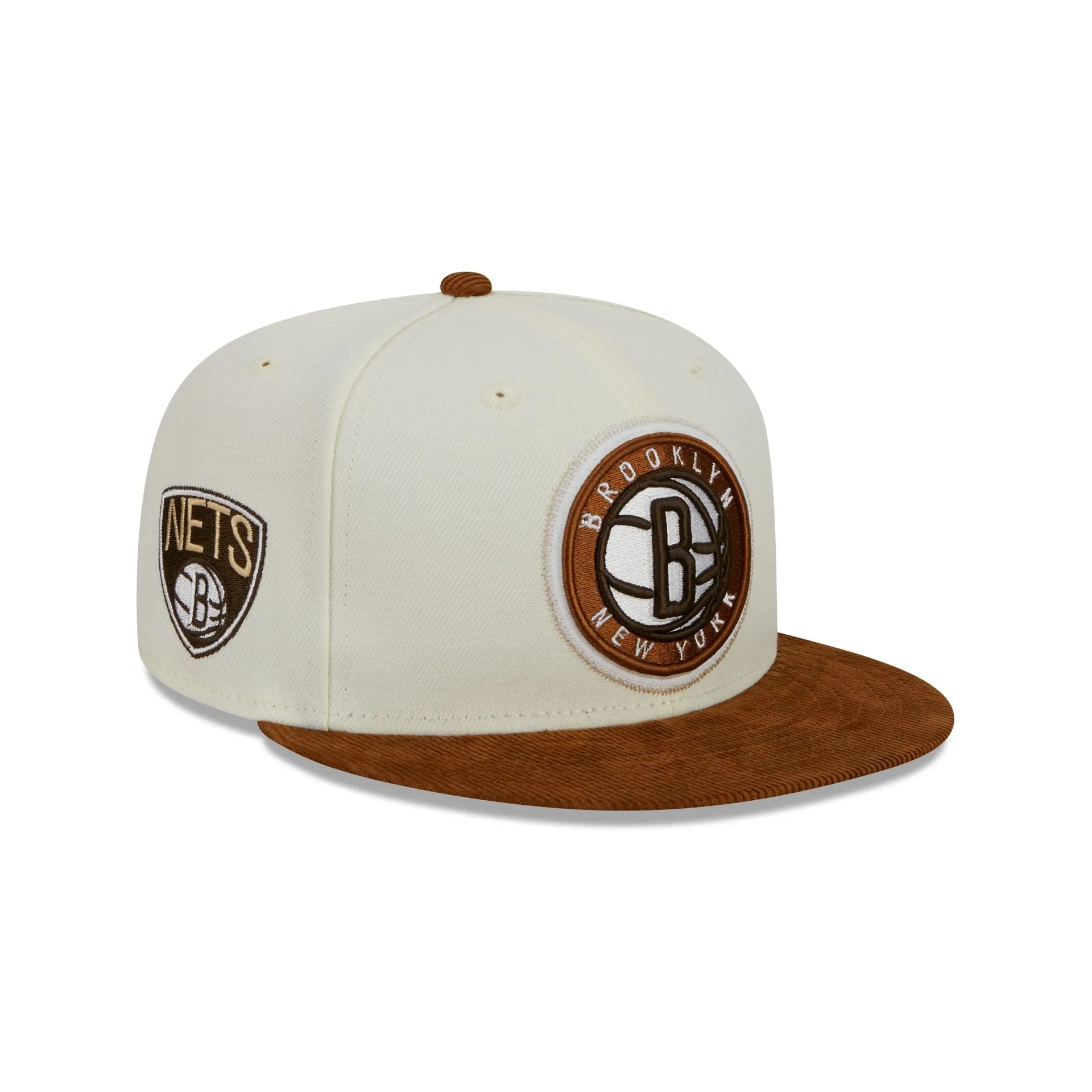 Brooklyn Nets Cord 59FIFTY Fitted Hat sold by New Era