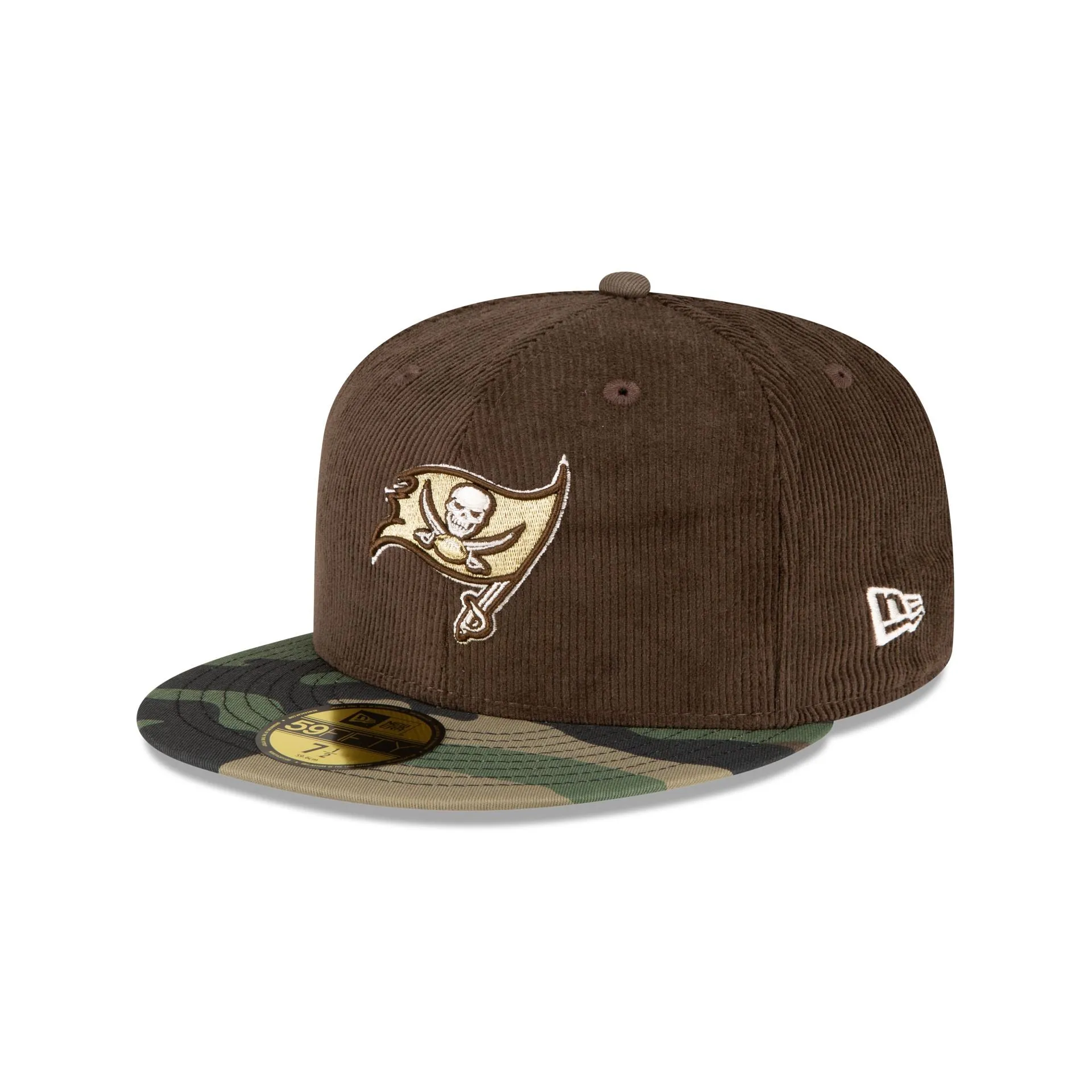 Just Caps Brown Camo Tampa Bay Buccaneers 59FIFTY Fitted Hat sold by New Era product image thumbnail 3