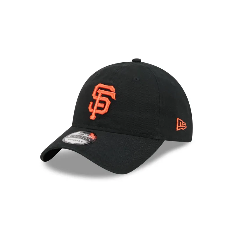 San Francisco Giants Black 9TWENTY Adjustable Hat sold by New Era