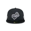 Los Angeles Dodgers 2024 Clubhouse Black 59FIFTY Fitted Hat sold by New Era