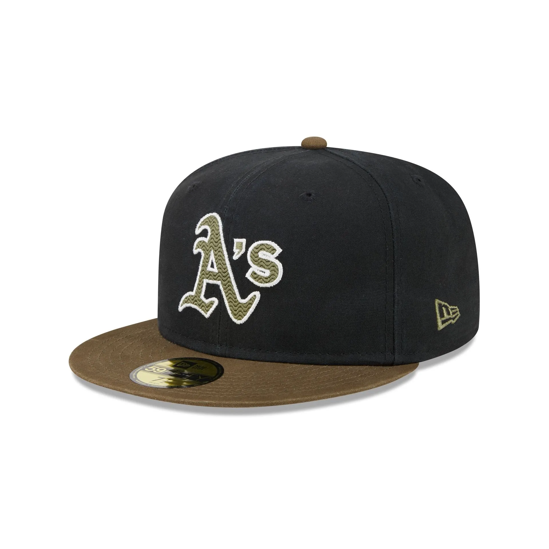 Oakland Athletics Quilted Logo 59FIFTY Fitted Hat sold by New Era