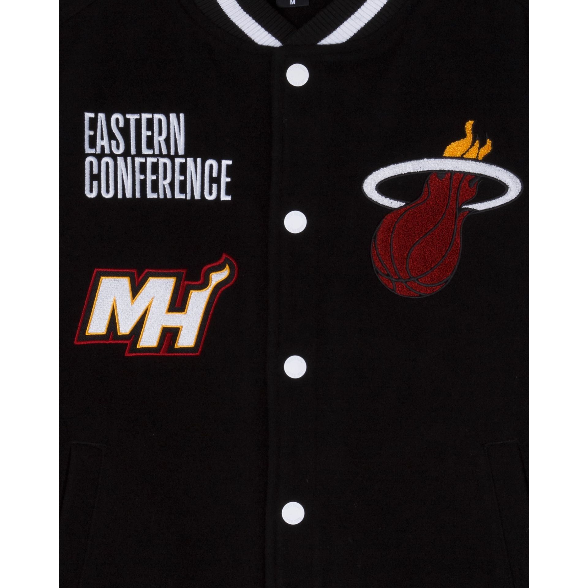 Miami Heat Black Varsity Jacket sold by New Era product image thumbnail 3