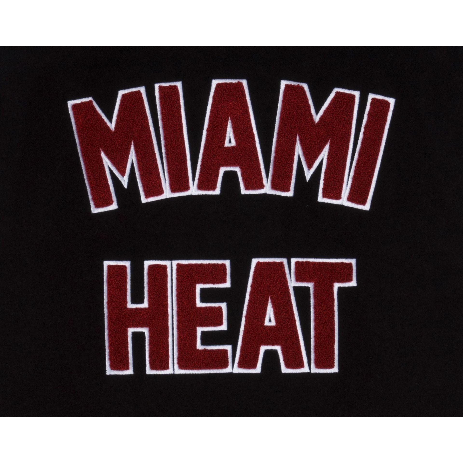 Miami Heat Black Varsity Jacket sold by New Era product image thumbnail 4