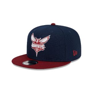 Charlotte Hornets Color Pack Navy 9FIFTY Snapback Hat sold by New Era