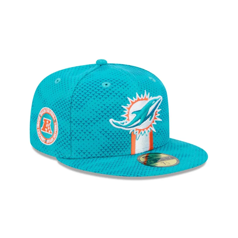 Miami Dolphins 2024 Sideline 59FIFTY Fitted Hat sold by New Era