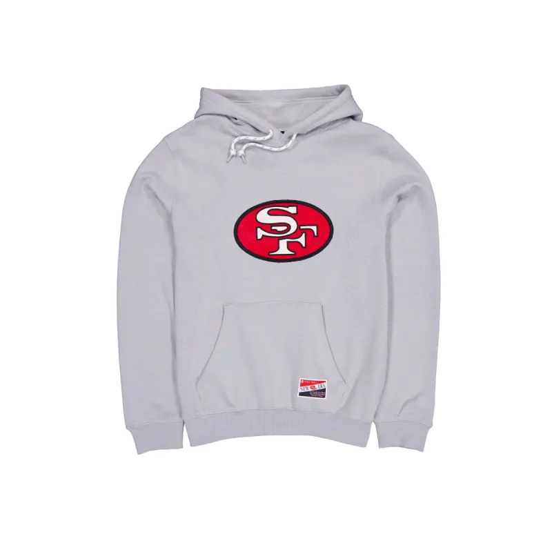 San Francisco 49ers Throwback Gray Hoodie sold by New Era