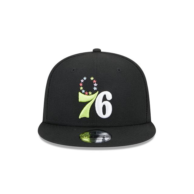Philadelphia 76ers Color Pack Black 9FIFTY Snapback Hat sold by New Era product image thumbnail 2