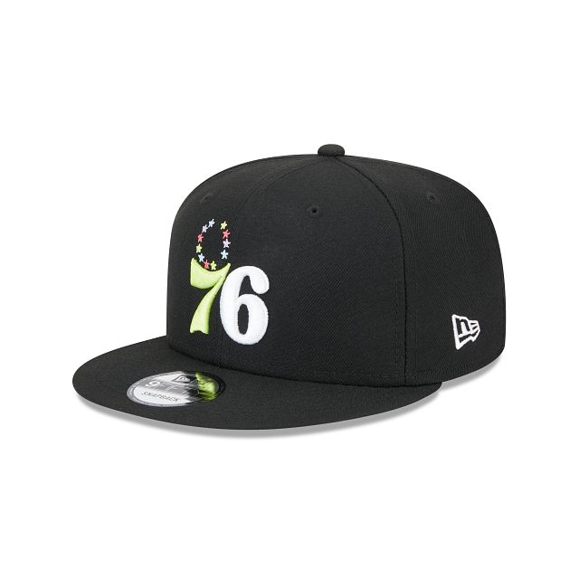 Philadelphia 76ers Color Pack Black 9FIFTY Snapback Hat sold by New Era product image thumbnail 3