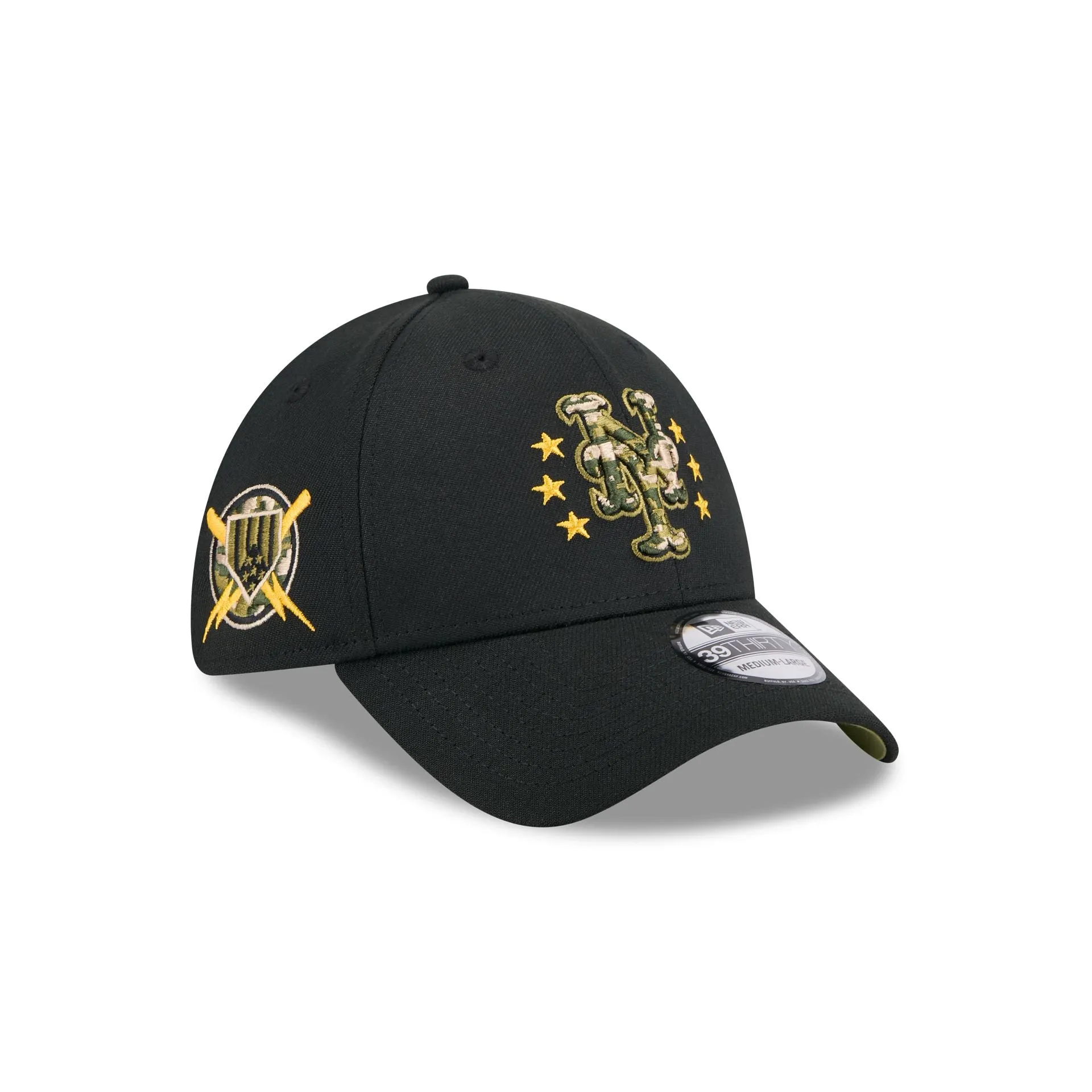 New York Mets Armed Forces Day 2024 39THIRTY Stretch Fit Hat sold by New Era