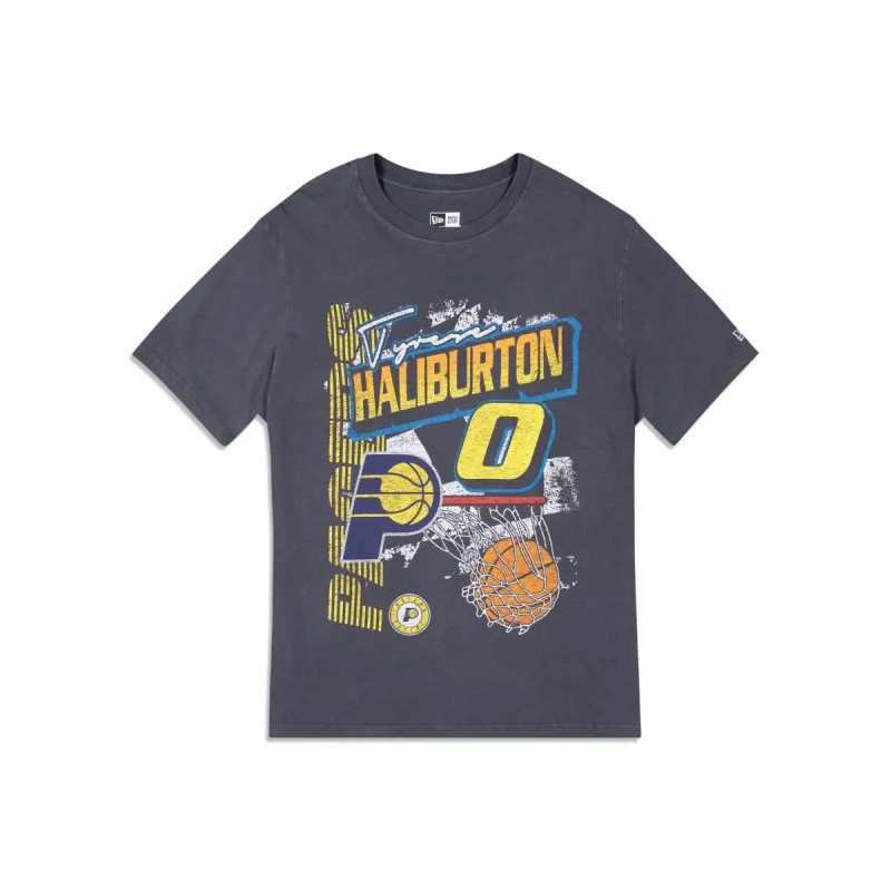 Indiana Pacers 2024 Rally Drive Tyrese Haliburton T-Shirt sold by New Era