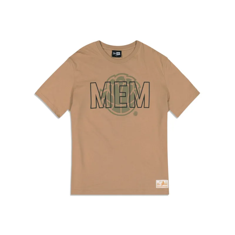 Memphis Grizzlies 2023 City Edition Tan T-Shirt sold by New Era