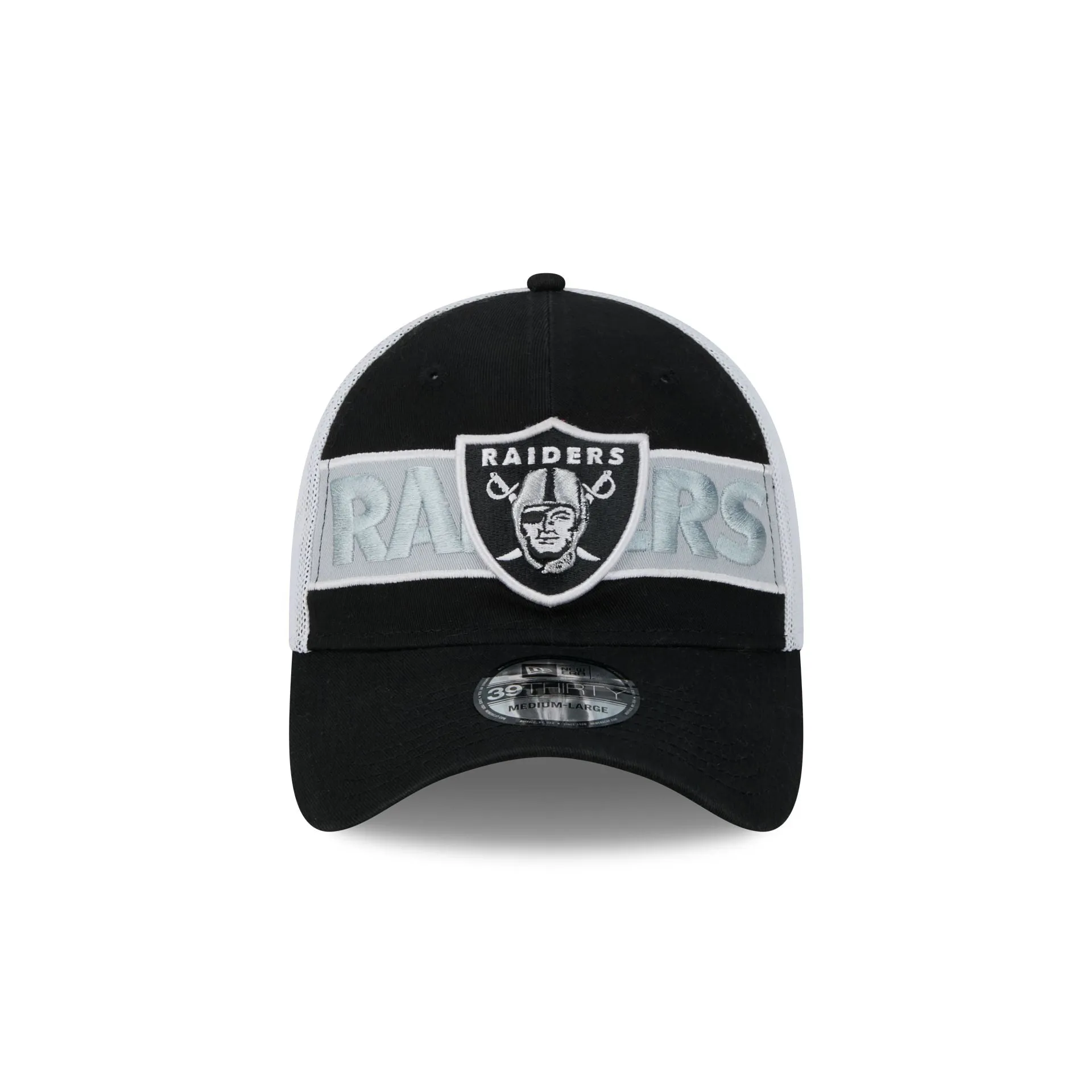 Las Vegas Raiders Banded 39THIRTY Stretch Fit Hat sold by New Era product image thumbnail 2