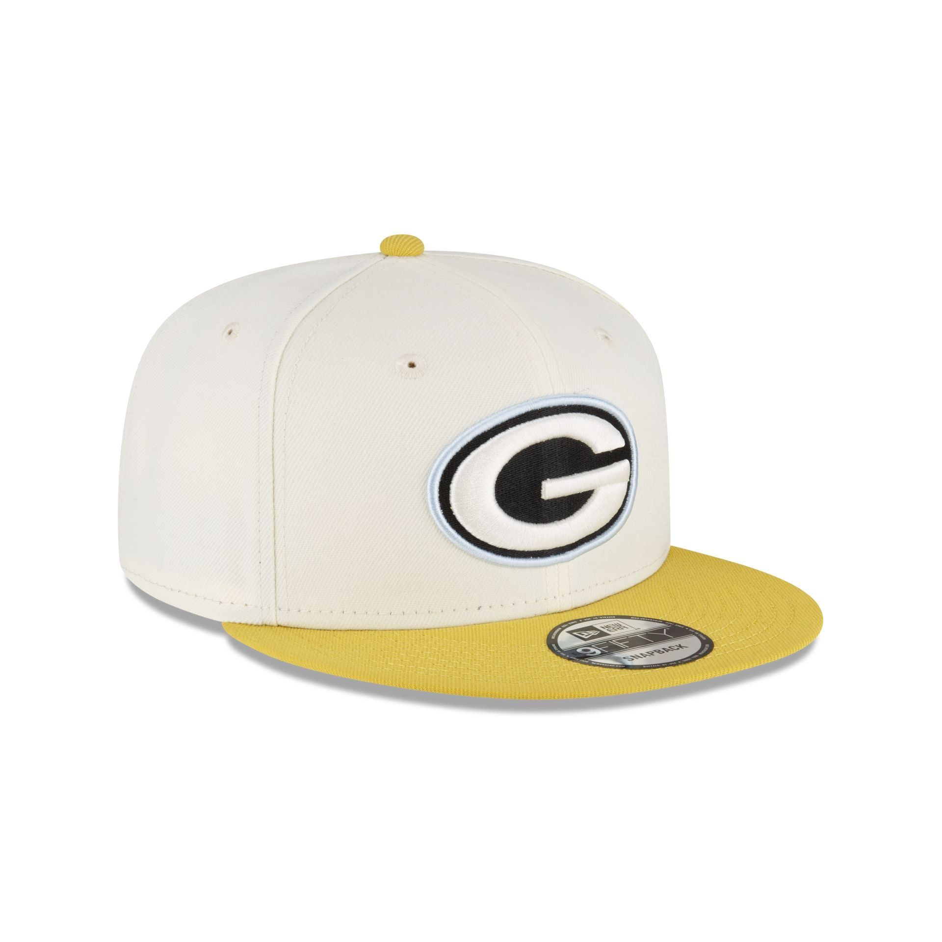 Green Bay Packers Chartreuse Chrome 9FIFTY Snapback Hat sold by New Era product image thumbnail 3