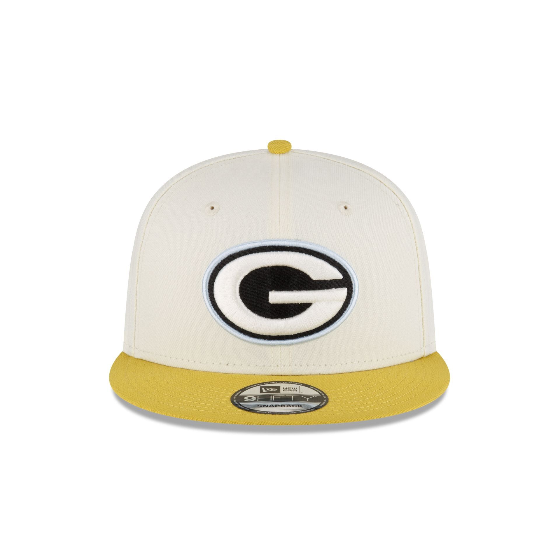 Green Bay Packers Chartreuse Chrome 9FIFTY Snapback Hat sold by New Era product image thumbnail 2