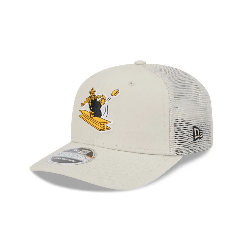 Pittsburgh Steelers Canvas 9SEVENTY Trucker Hat sold by New Era