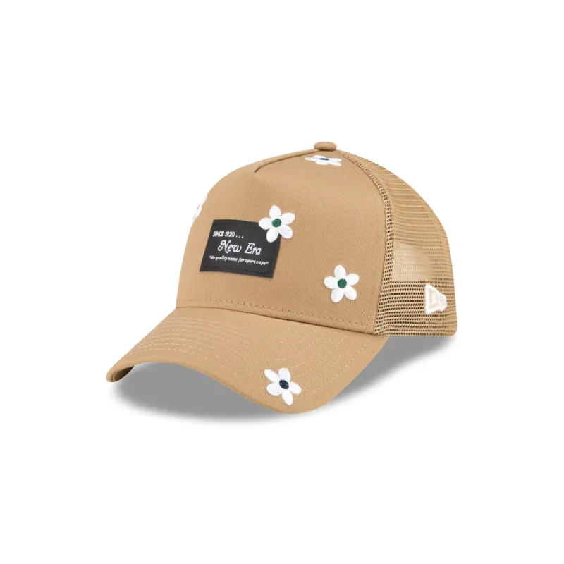 New Era Cap Floral 9FORTY A-Frame Trucker Hat sold by New Era