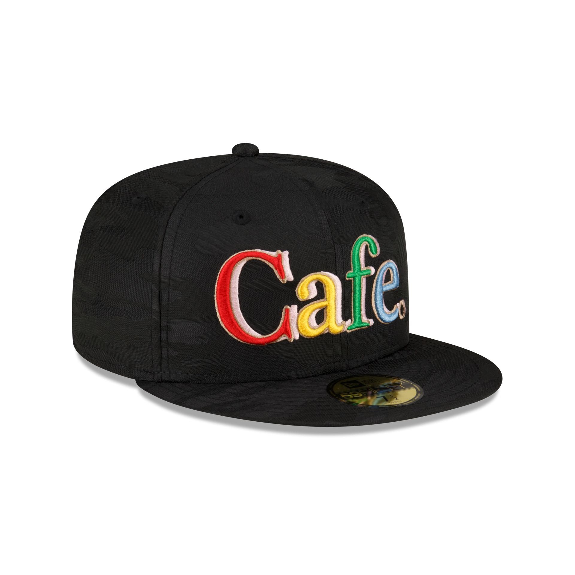Cafe X New Era Black 59FIFTY Fitted Hat sold by New Era product image thumbnail 2