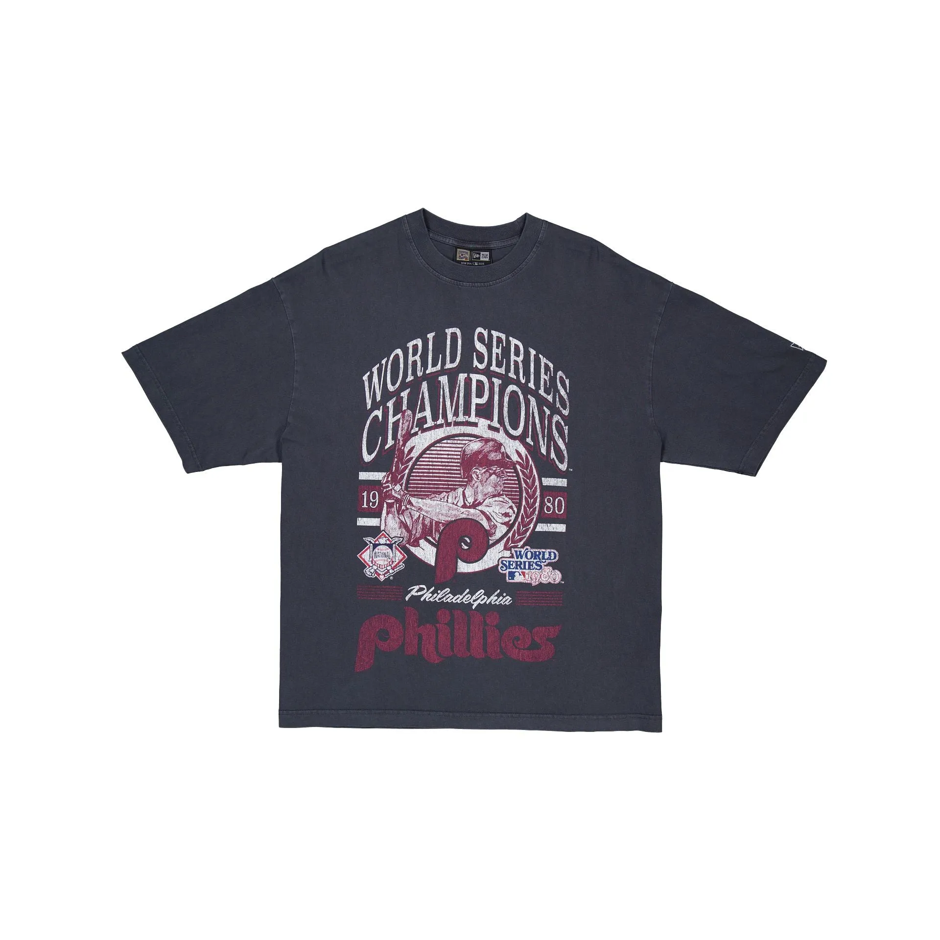 Philadelphia Phillies Black Sport Classics T-Shirt sold by New Era