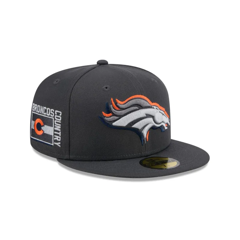 Denver Broncos 2024 Draft Gray 59FIFTY Fitted Hat sold by New Era