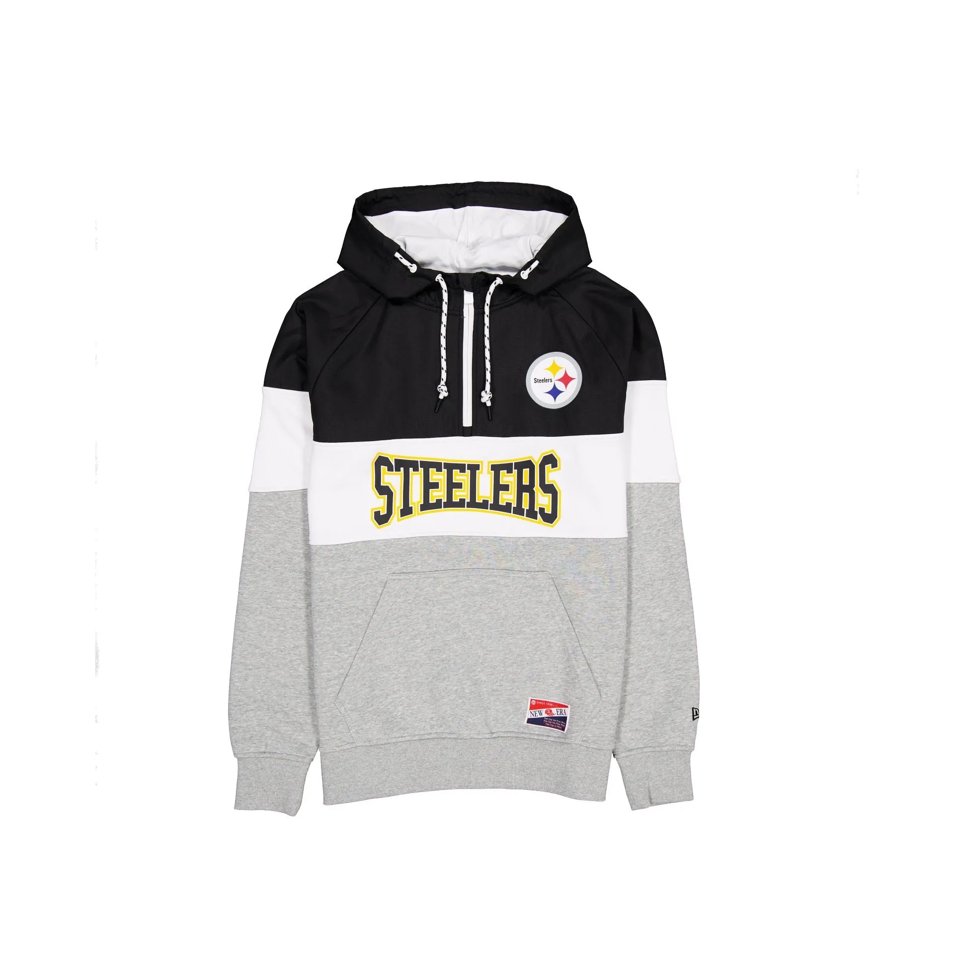 Pittsburgh Steelers Throwback Color Block Hoodie sold by New Era