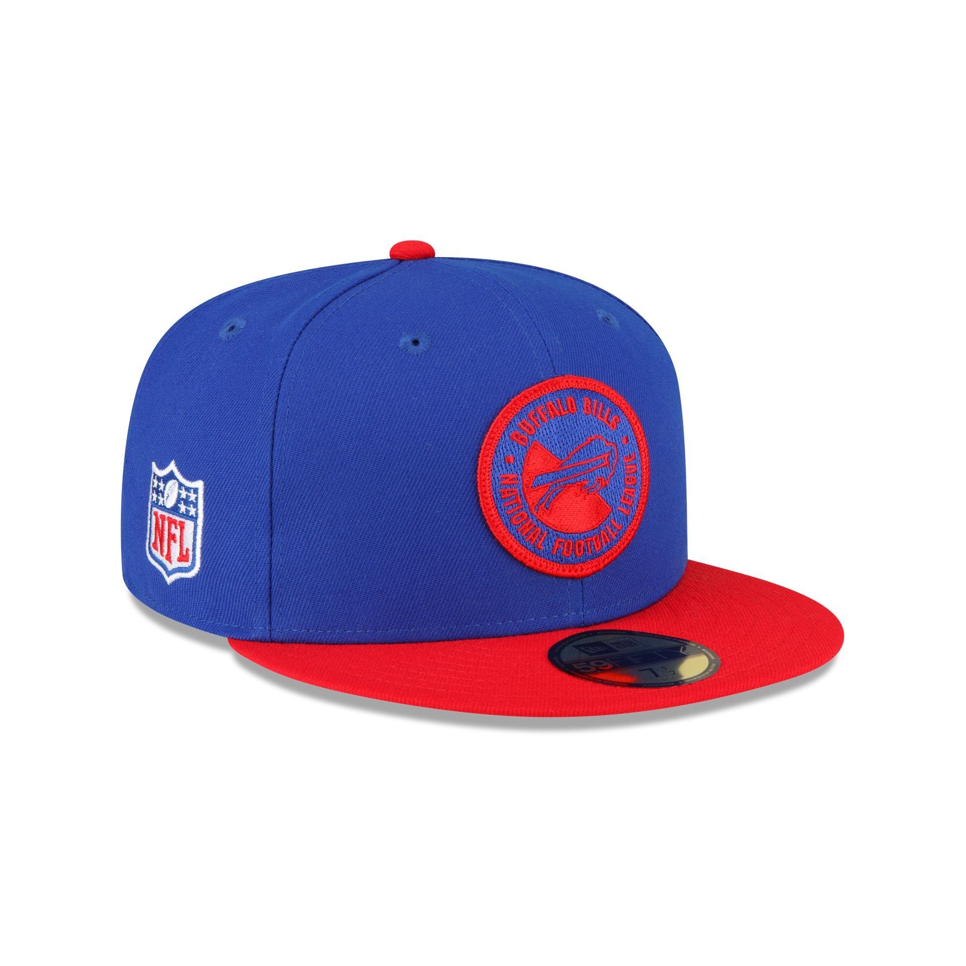 Buffalo Bills 2023 Sideline Team Patch 59FIFTY Fitted Hat sold by New Era