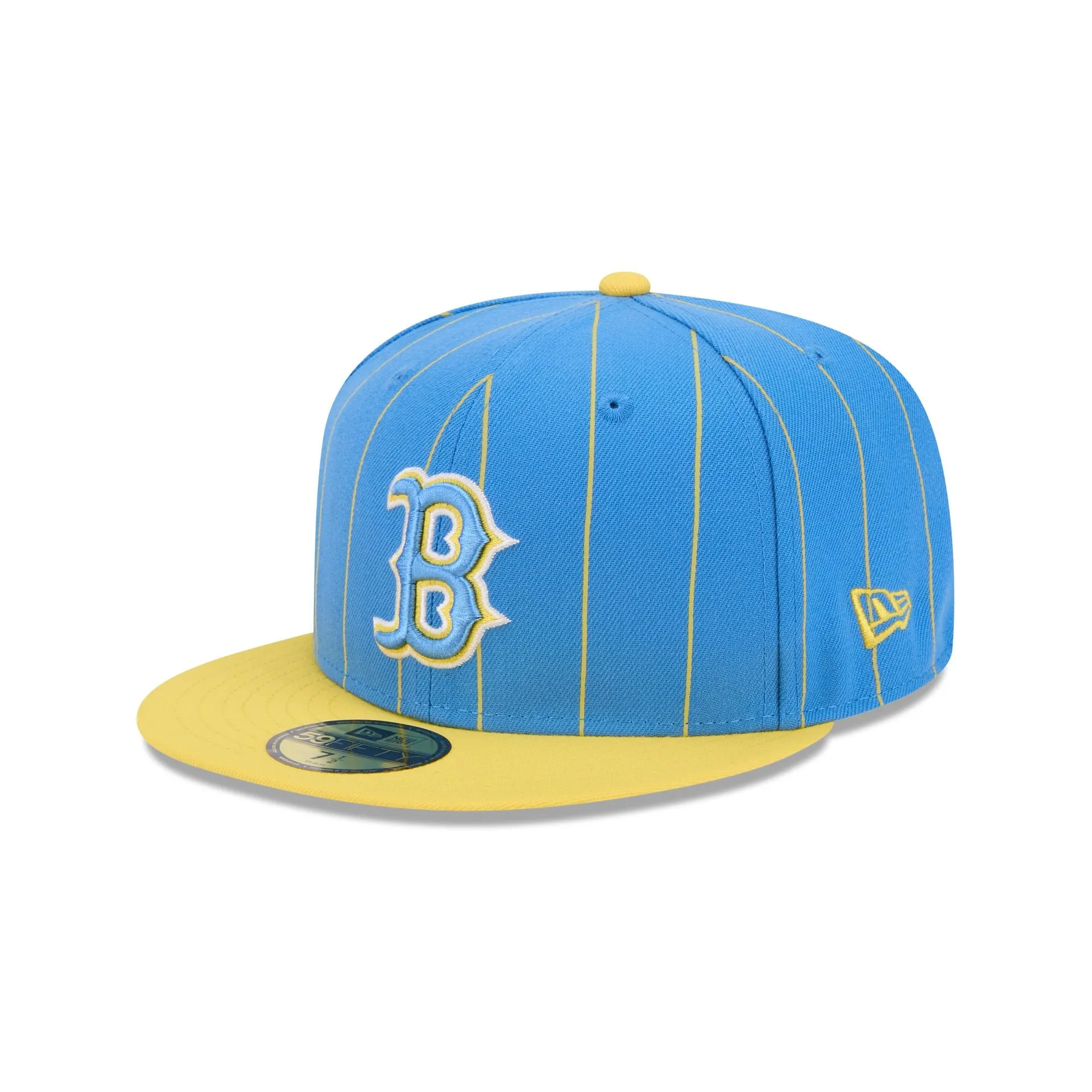 Boston Red Sox Throwback Pinstripe 59FIFTY Fitted Hat sold by New Era product image thumbnail 3