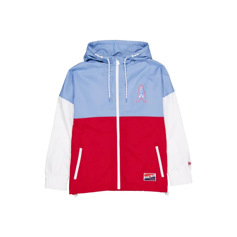 Oilers Throwback Windbreaker sold by New Era