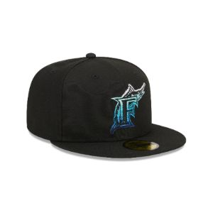 Miami Marlins Metallic Gradient 59FIFTY Fitted Hat sold by New Era