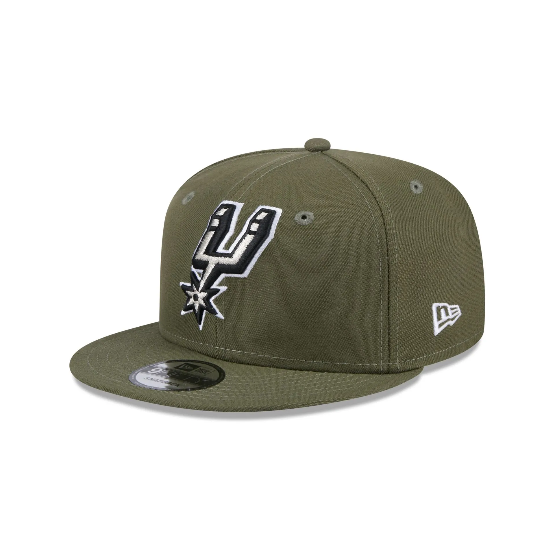 San Antonio Spurs Olive 9FIFTY Snapback Hat sold by New Era