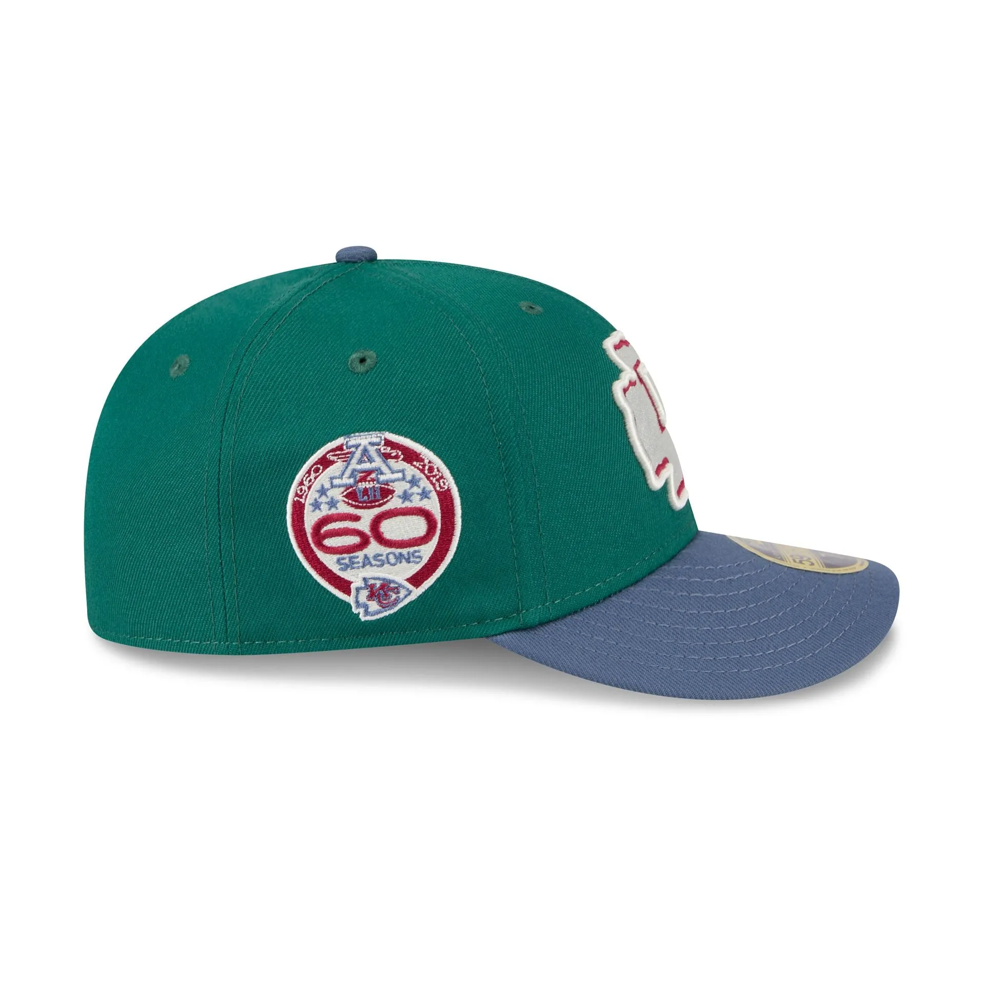 Kansas City Chiefs Green Gemstone Low Profile 59FIFTY Fitted Hat sold by New Era product image thumbnail 4