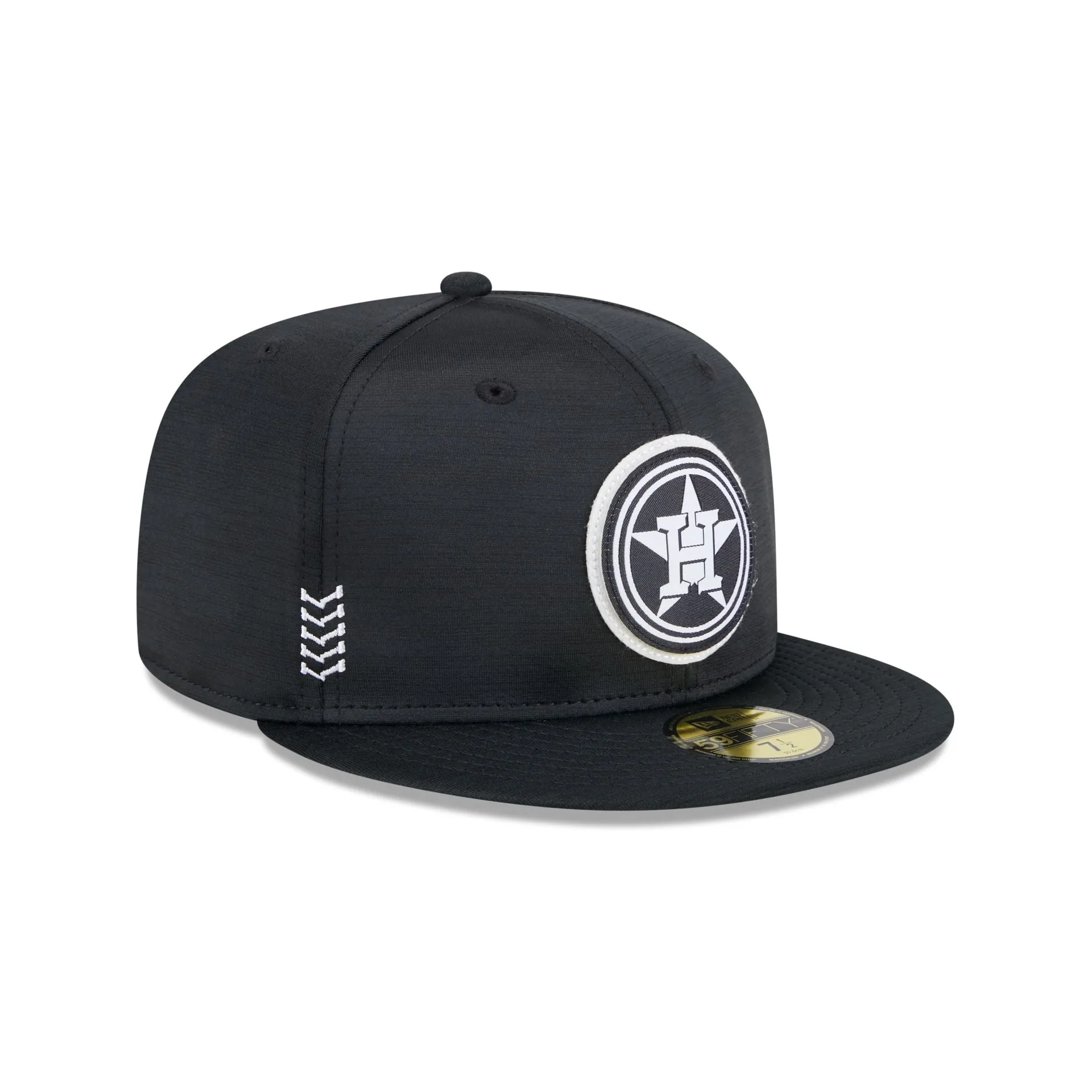 Houston Astros 2024 Clubhouse Black 59FIFTY Fitted Hat sold by New Era product image thumbnail 3