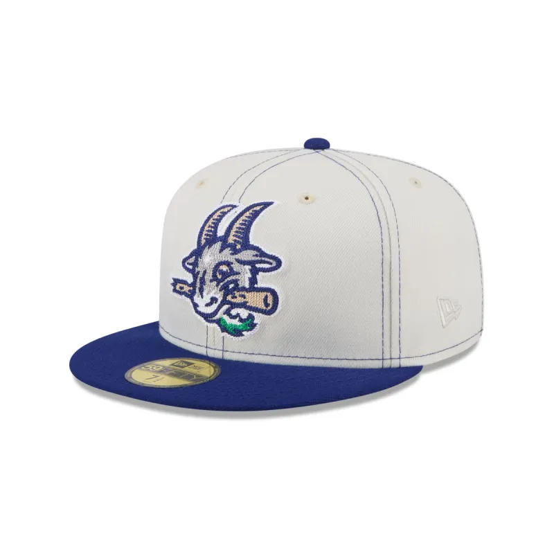 Hartford Yard Goats Sandy Linen 59FIFTY Fitted Hat sold by New Era