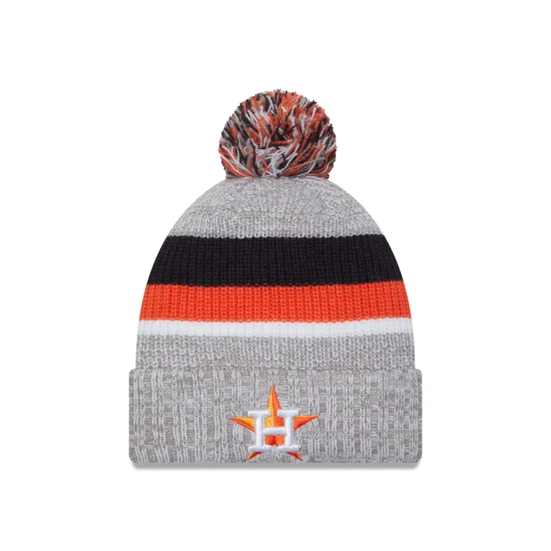 Houston Astros Lift Pass Pom Knit Hat sold by New Era