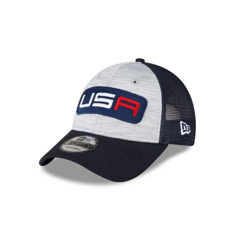 2023 Ryder Cup Team USA Gray 9FORTY Adjustable Hat Cap sold by New Era
