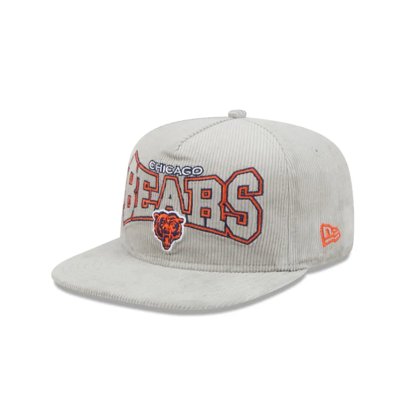 Chicago Bears Alt Gray Cord Golfer Hat sold by New Era