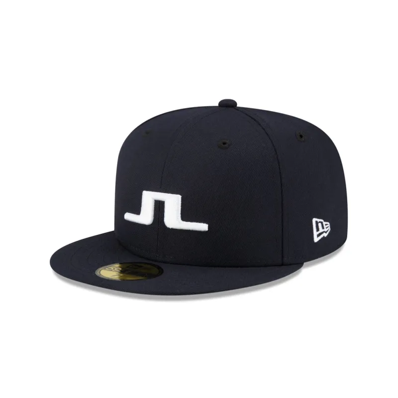 J. Lindeberg Navy 59FIFTY Fitted Hat sold by New Era