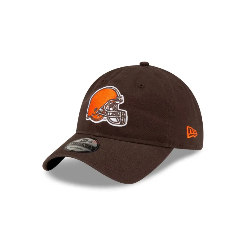 Cleveland Browns Core Classic Brown 9TWENTY Adjustable Hat sold by New Era