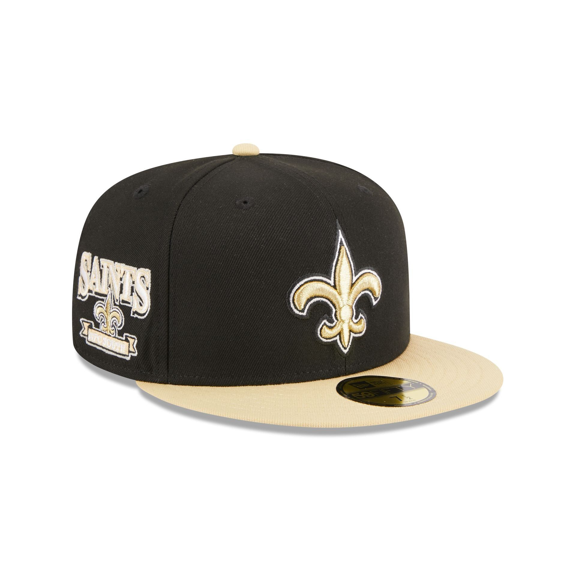 New Orleans Saints Throwback Hidden 59FIFTY Fitted Hat sold by New Era