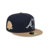 Atlanta Braves Western Khaki 59FIFTY Fitted Hat sold by New Era