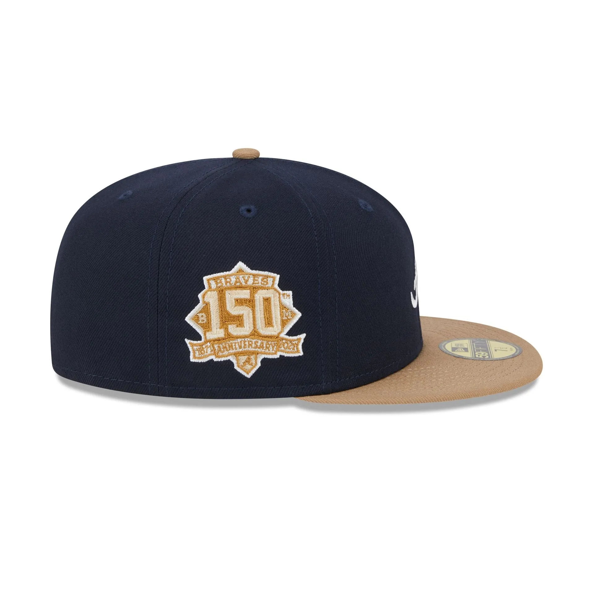 Atlanta Braves Western Khaki 59FIFTY Fitted Hat sold by New Era product image thumbnail 4