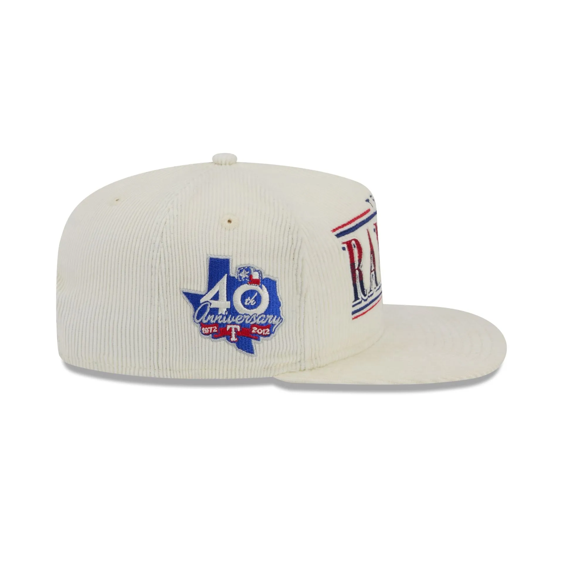 Texas Rangers Throwback Corduroy Golfer Hat sold by New Era product image thumbnail 4