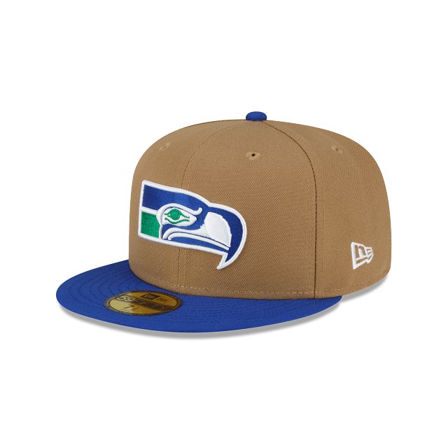 Seattle Seahawks Throwback 59FIFTY Fitted Hat sold by New Era