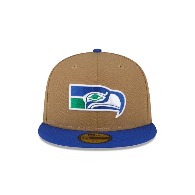 Seattle Seahawks Throwback 59FIFTY Fitted Hat sold by New Era product image thumbnail 2