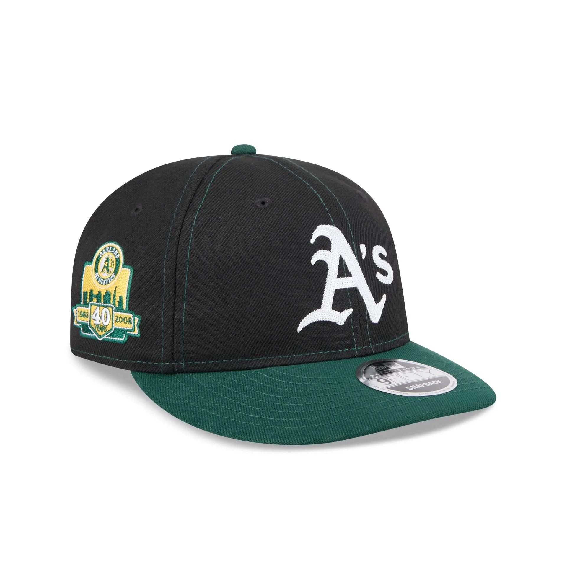 Oakland Athletics Thunder Crown Retro Crown 9FIFTY Snapback Hat sold by New Era